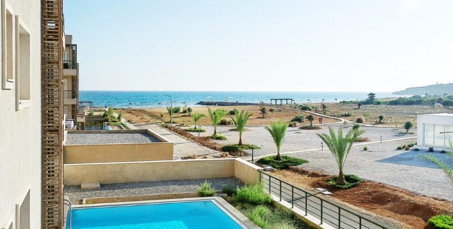 Bafra Beachfront  3 Bed Apartment with Balcony Y10 - North Cyprus Property