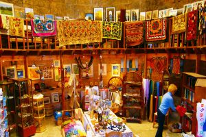 An old building turned into an art shop in Kyrenia - North Cyprus