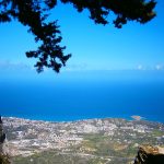 Kyrenia View from St Hilarion Castle - North Cyprus