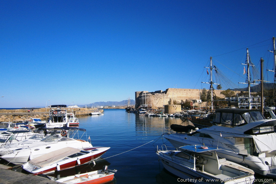 Kyrenia-Castle-in-a-Sunny-Day-North-Cyprus