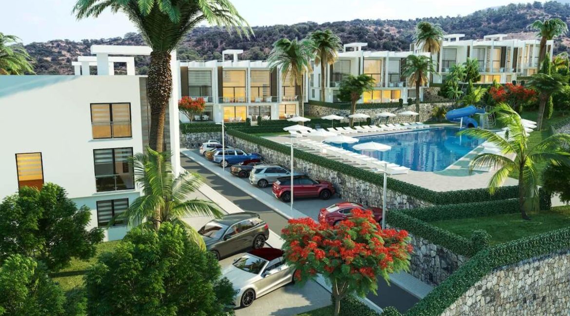 Esentepe Beach Apartments Elevations - North Cyprus Property E2