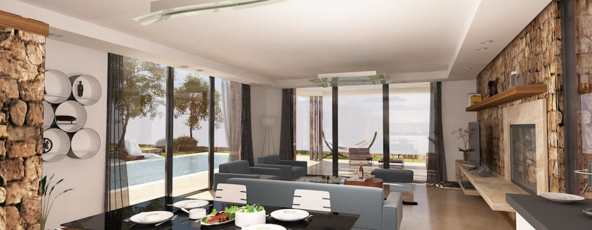 Beachfront Ultra-Modern Seaview villa 3 Bed - North Cyprus Property 1