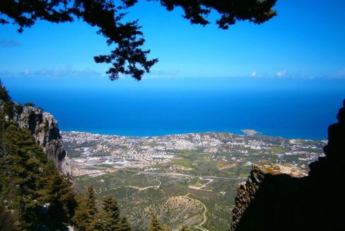 Kantaran linnanäkymät - Pohjois-Kypros
