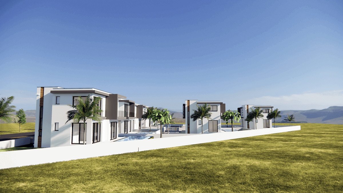 Esentepe Beach Seaview Modern Villas Ext - North Cyprus Property J3