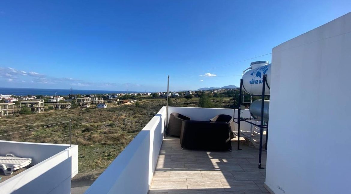 Catalkoy Seaview Panorama Townhouse 3 Bed - North Cyprus Property 18