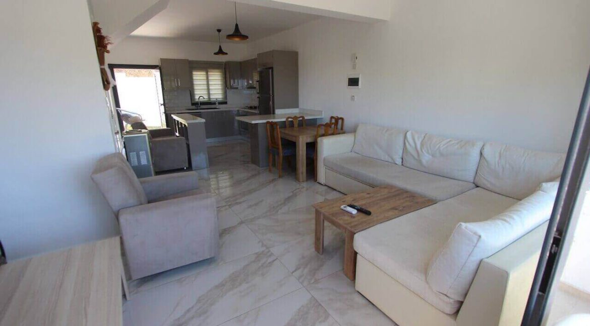 Bellapais Village Seaview Townhouse 2 Bed - North Cyprus Property J4