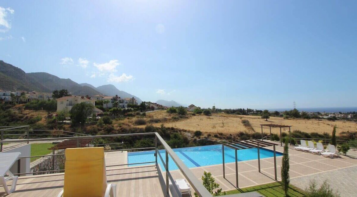 Catalkoy Panorama Seaview Townhouse Villa 3 Bed - North Cyprus Property 10