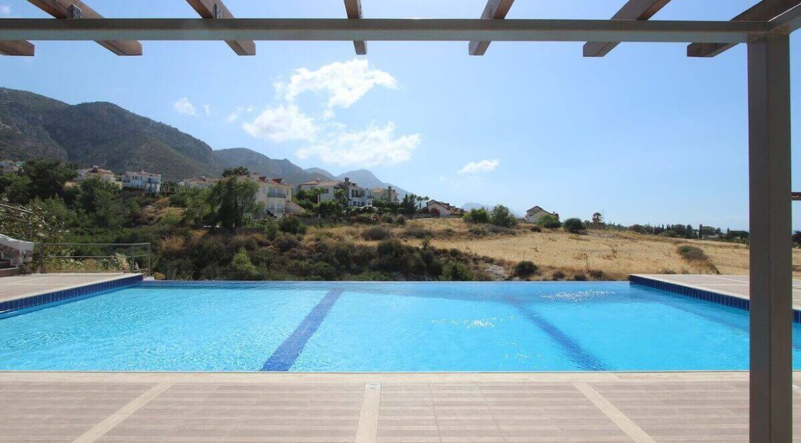 Catalkoy Panorama Seaview Townhouse Villa 3 Bed - North Cyprus Property 8