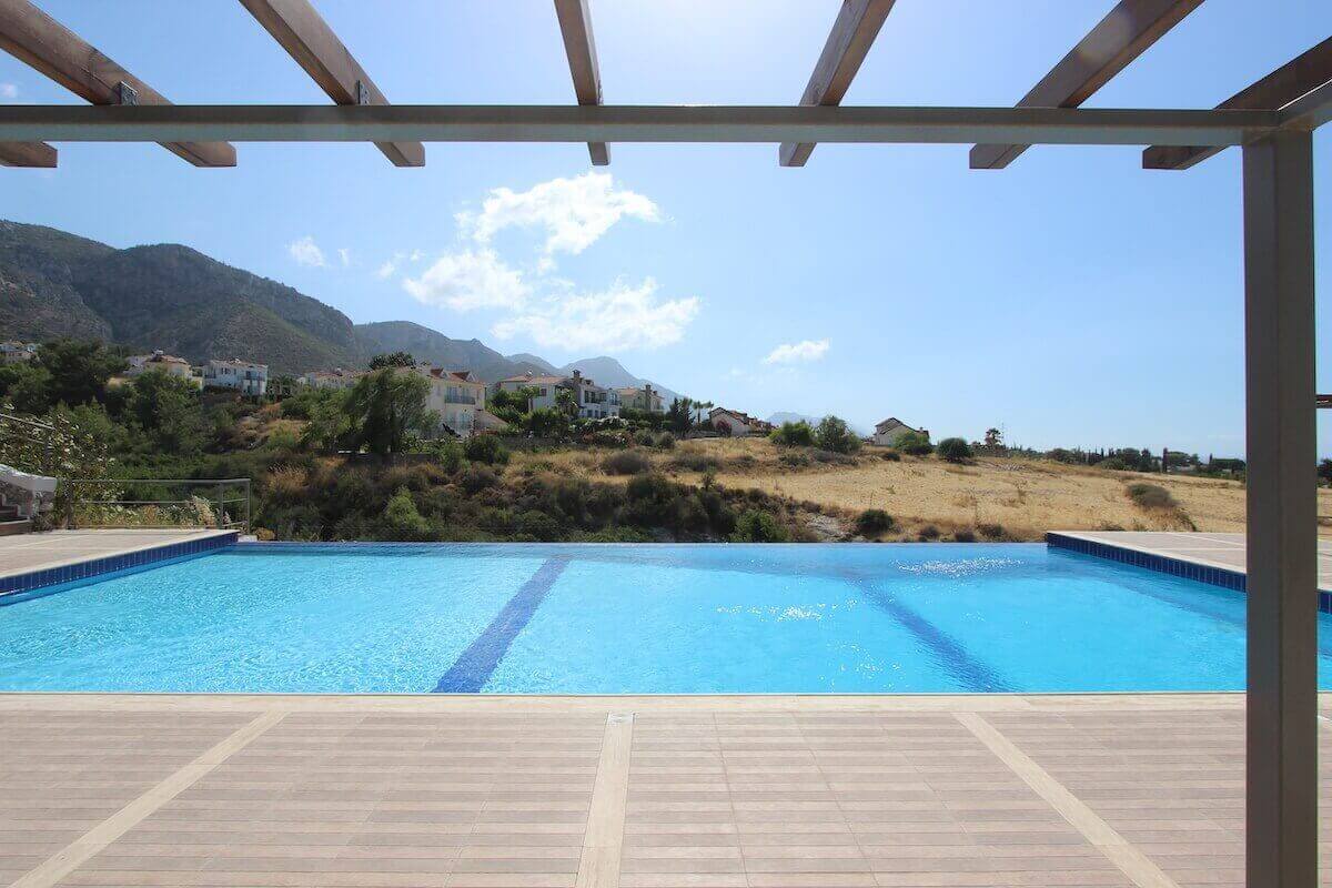 Catalkoy Panorama Seaview Townhouse Villa 3 Bed - North Cyprus Property 8