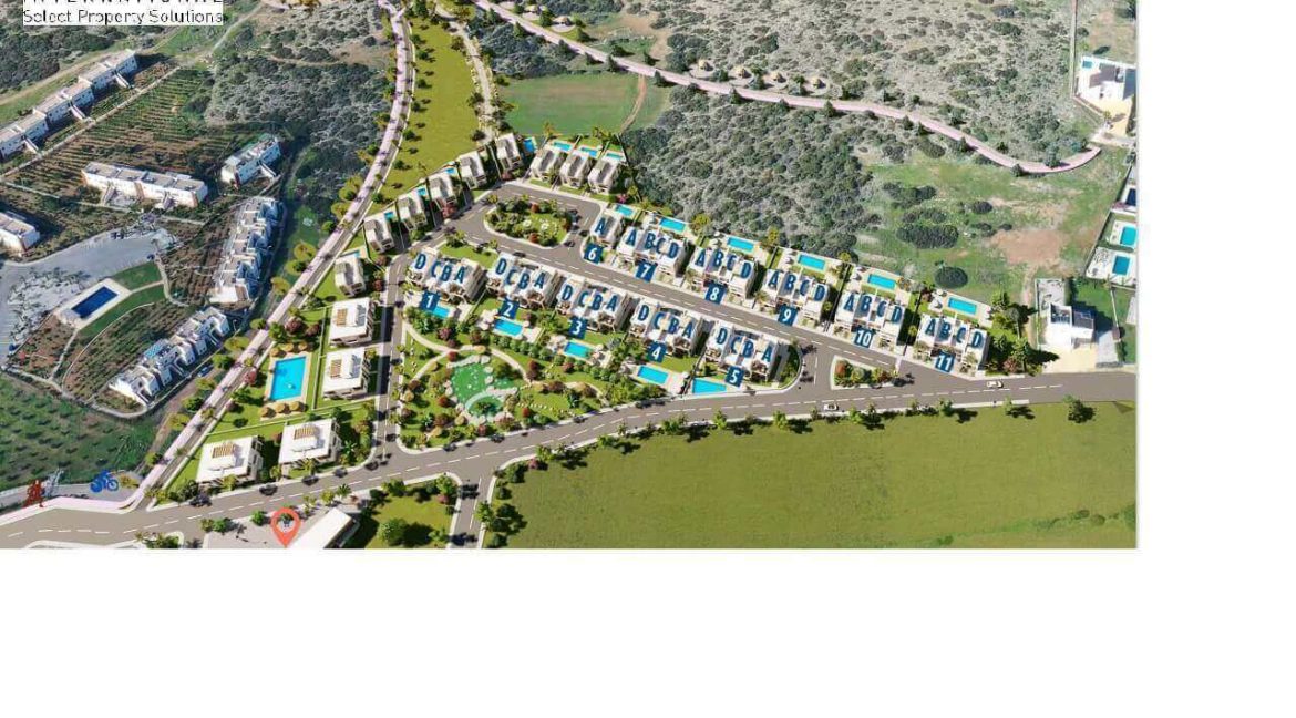 Seafront Luxury Duplex Spa Villas Site Plan