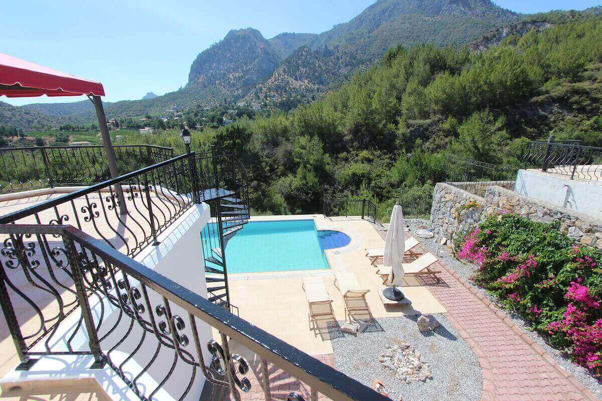 Malatya Seaview Mountainside Villa 4 Bed - North Cyprus Property 33