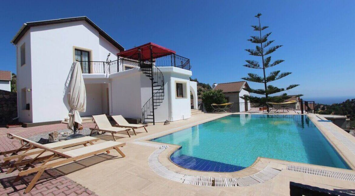 Malatya Seaview Mountainside Villa 4 Bed - North Cyprus Property 38