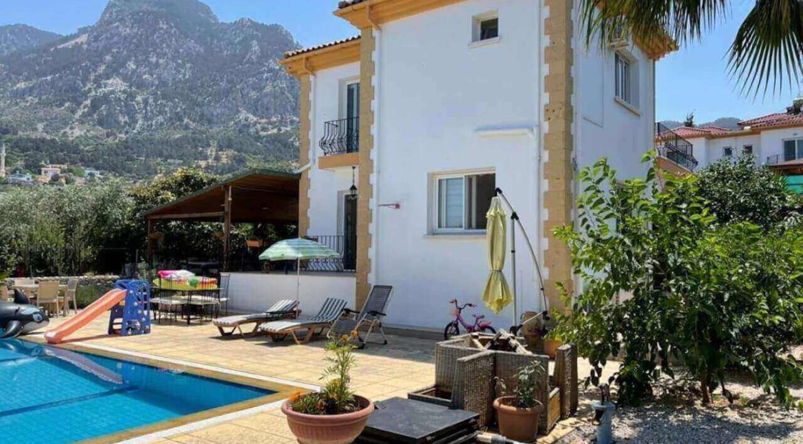 Karsiyaka Sea & Mountain View Villa 3 Bed - North Cyprus Property 26