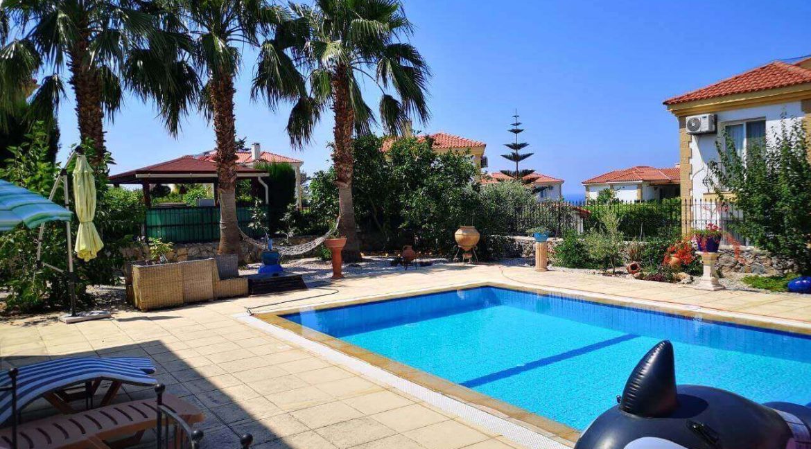 Karsiyaka Sea & Mountain View Villa 3 Bed - North Cyprus Property 43