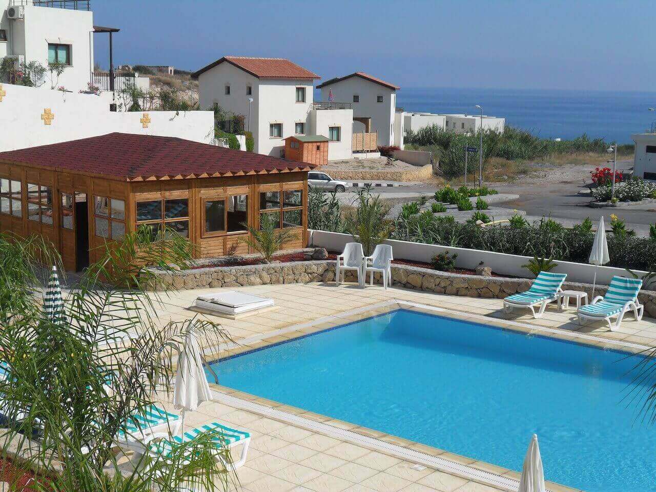 Bahceli Beachfront Seaview Villa 3 Bed Site Facilities - North Cyprus Property 6