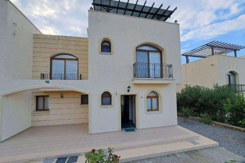 Bahceli Semi Detached Seaview Villa 2 Bed - North Cyprus Property O23