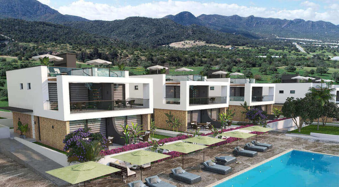 Tatlisu Ultra-Modern Seaview Semi Detached Villas 2 Bed - North Cyprus Property E10