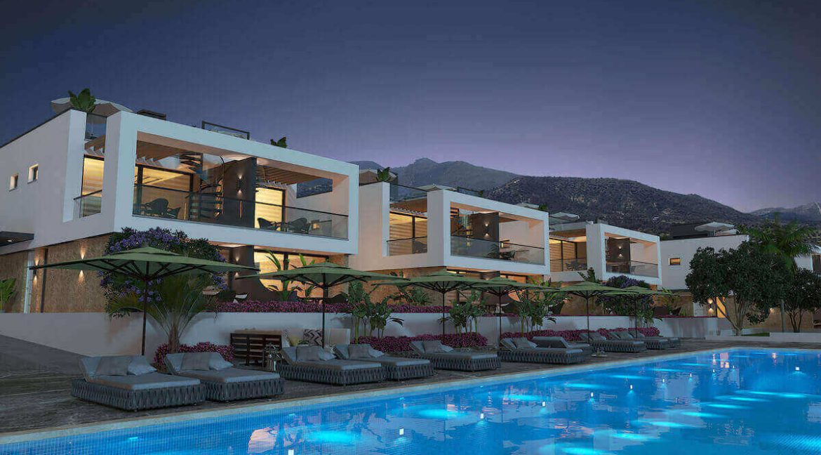 Tatlisu Ultra-Modern Seaview Semi Detached Villas 2 Bed - North Cyprus Property E2