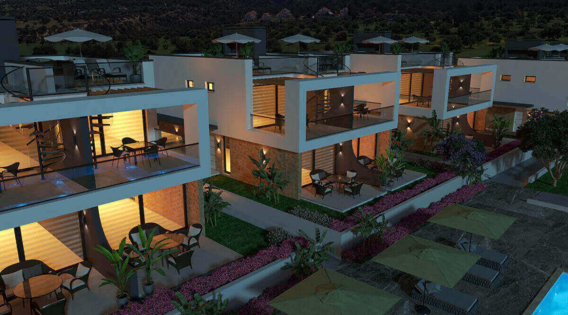 Tatlisu Ultra-Modern Seaview Semi Detached Villas 2 Bed - North Cyprus Property E3