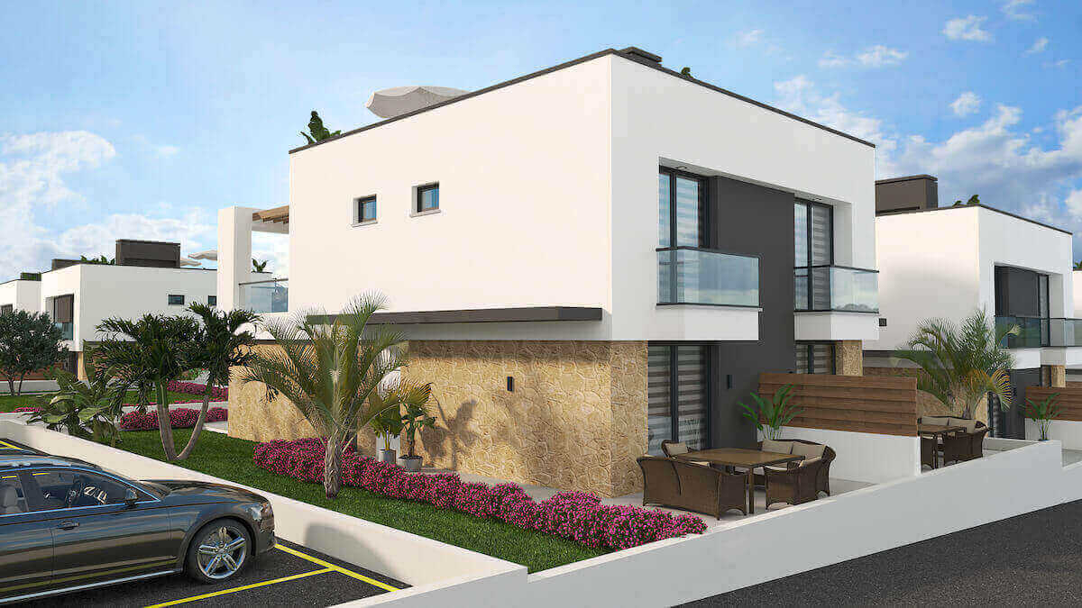 Tatlisu Ultra-Modern Seaview Semi Detached Villas 2 Bed - North Cyprus Property E9