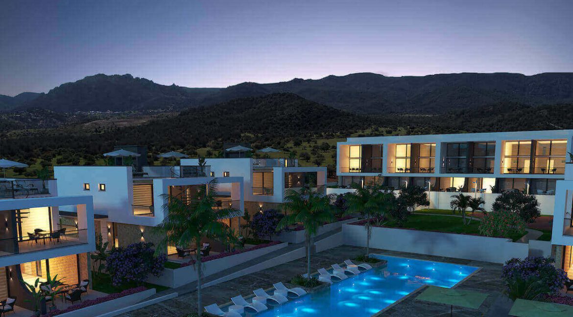 Tatlisu Ultra-Modern Seaview Semi Detached Villas 2 Bed - North Cyprus Property F5