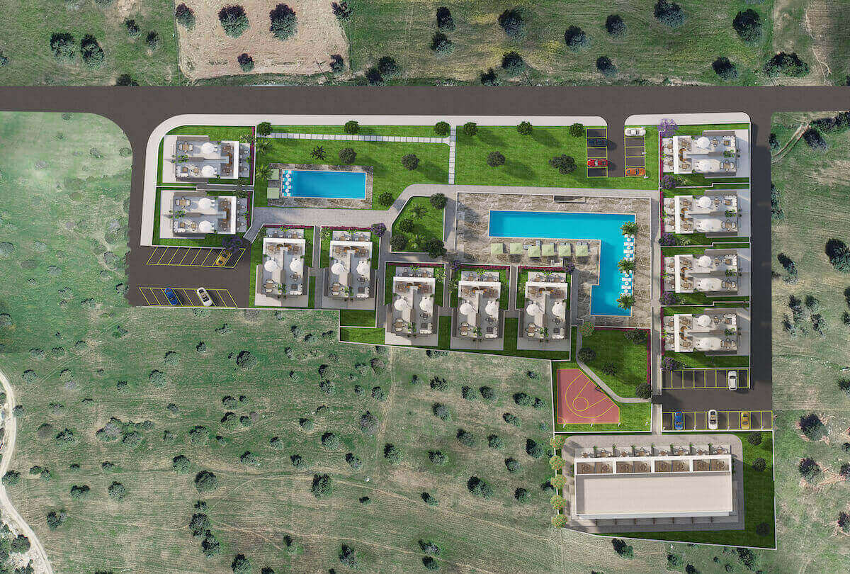 Tatlisu Ultra-Modern Seaview Semi Detached Villas 2 Bed - North Cyprus Property F9