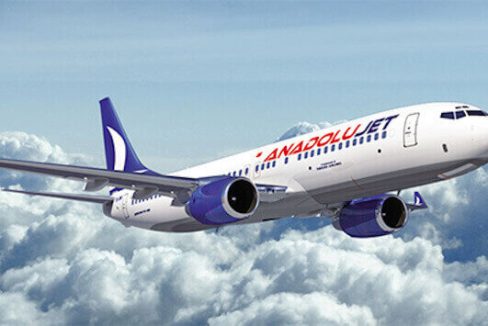 Anadolujet Airplane - North Cyprus International