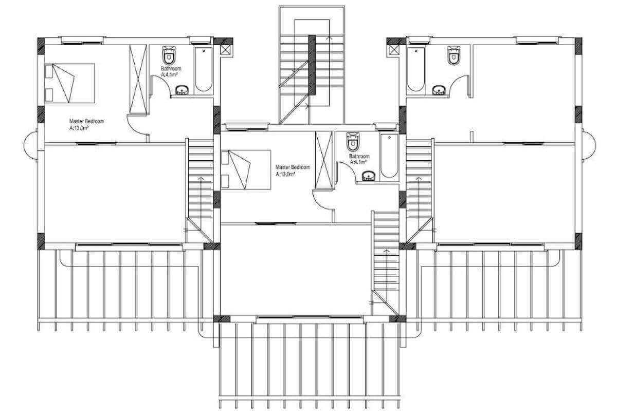 Bahceli Coast Luxury Garden Apartment Garden-Gallery Floor Plan