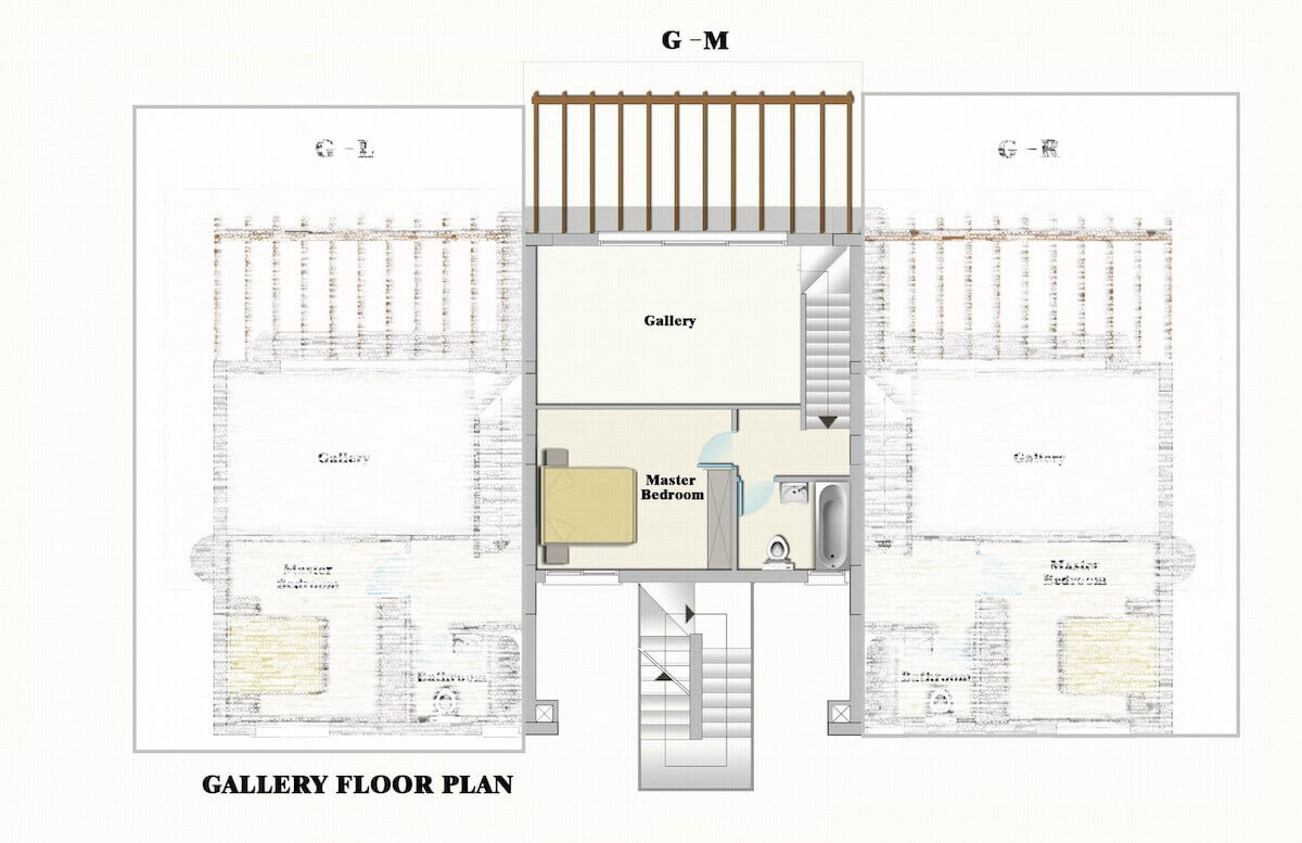 Bahceli Seaview Garden Apartment 2 Bed Gallery Level Floor Plan