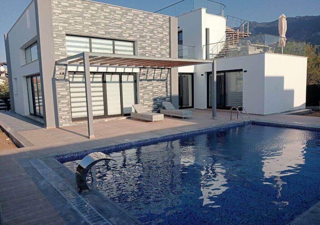 Karsiyaka Ultra-Modern Sea View Villa 3 Bed - North Cyprus Property S12