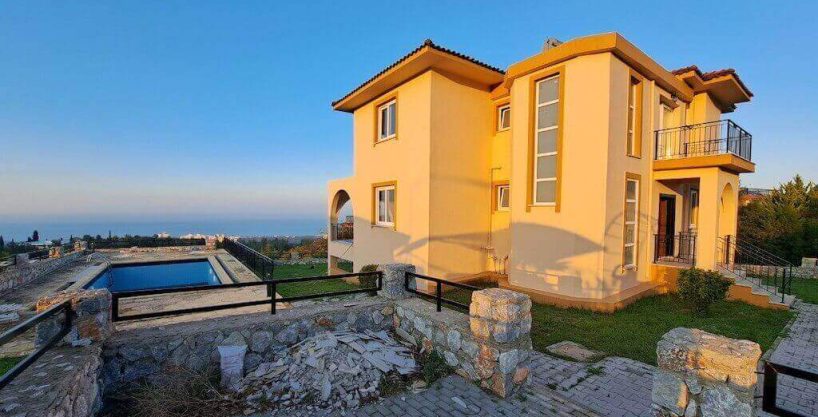 Arapkoy Panorama Sea View Villa 4 Bed - North Cyprus Property 36