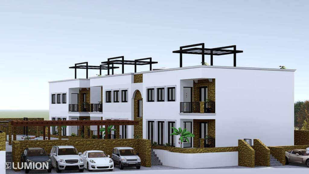 Catalkoy Village Seaview Apartments 3 Bed - North Cyprus Property 8