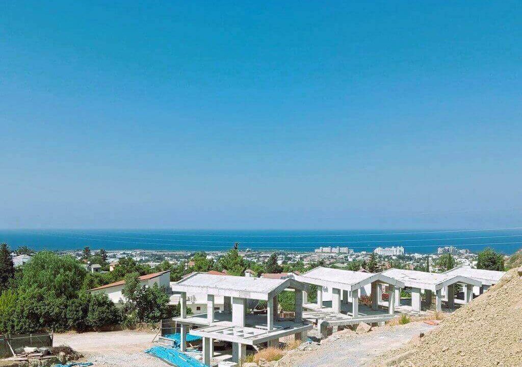 Alsancak Villa 3 chambres avec vue sur la mer Méditerranée - Propriété 2 de Chypre du Nord