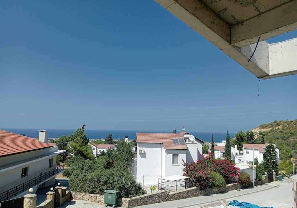 Alsancak Villa 3 chambres avec vue sur la mer Méditerranée - Propriété 3 de Chypre du Nord