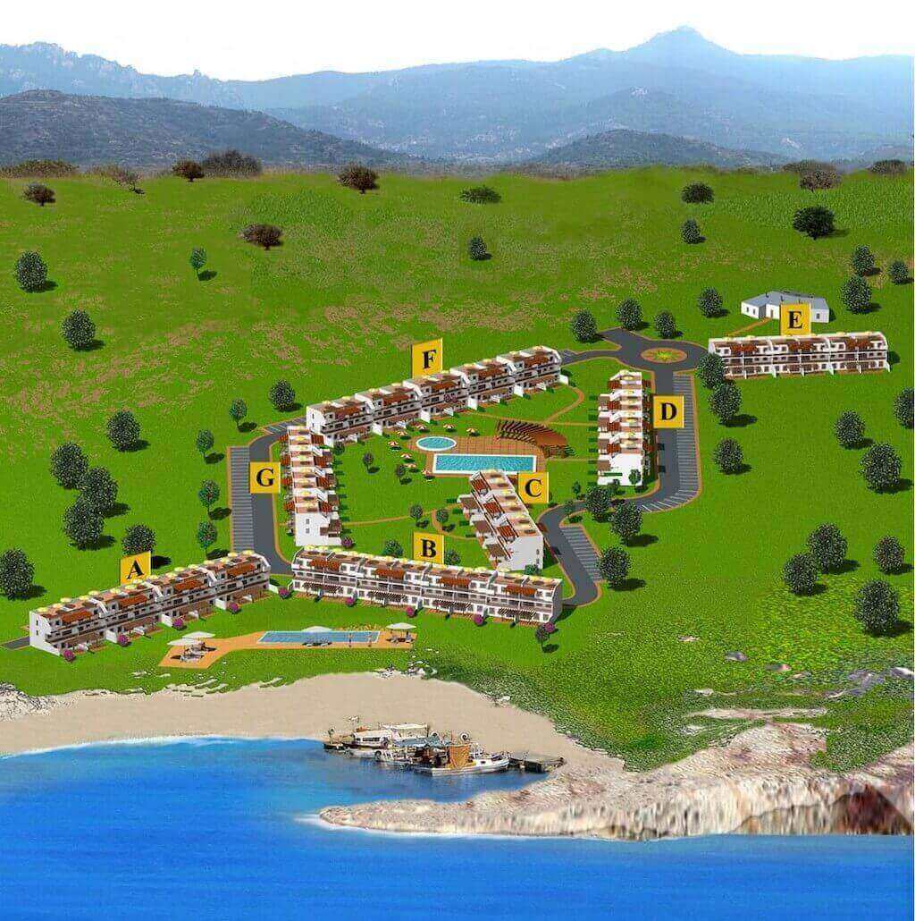 Tatlisu Marina Seaview Apartments Site Plan