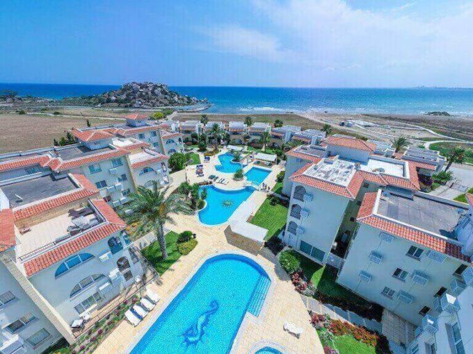 Bogaz Beachfront Studio Site View - North Cypern Property