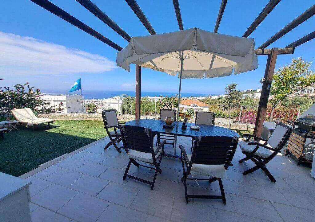 Квартира с 3 спальнями и садом в Эсентепе Панорама с видом на море - Недвижимость на Северном Кипре 2