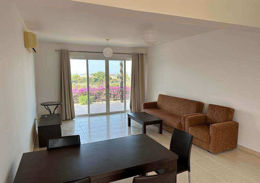 Tatlisu Hillside Seaview Garden Apartment 2 Bed - North Cypern Property 1
