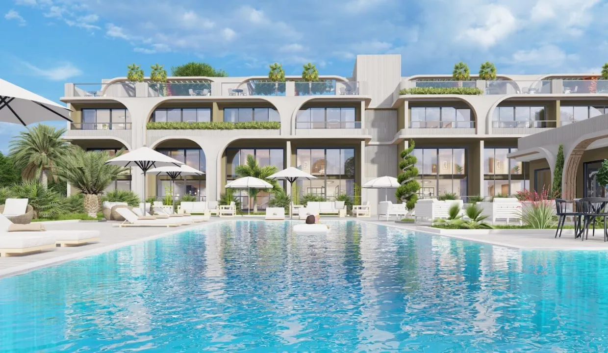 Bahceli Seaview Ground Floor Duplex Apartment 1 Bed - North Cyprus Property E10