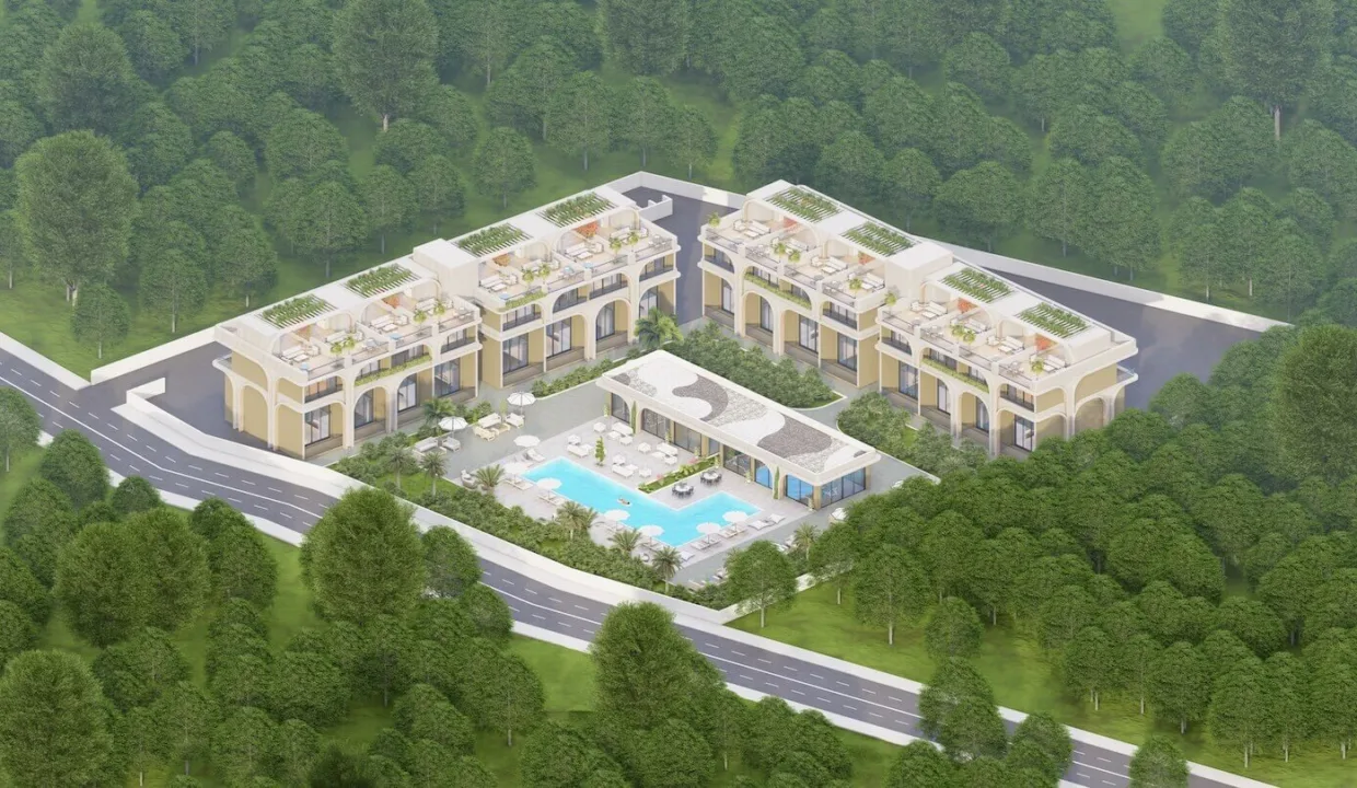 Bahceli Seaview Ground Floor Duplex Apartment 1 Bed - North Cyprus Property E3