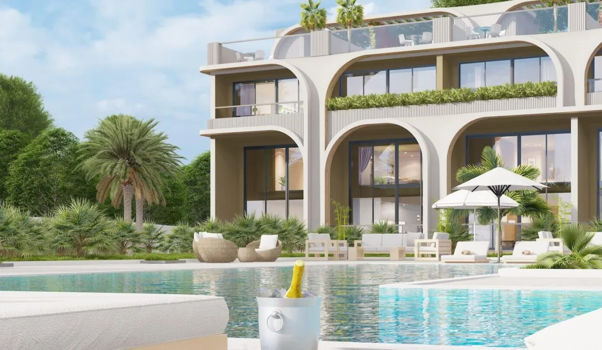Bahceli Seaview Ground Floor Duplex Apartment 1 Bed - North Cyprus Property E5