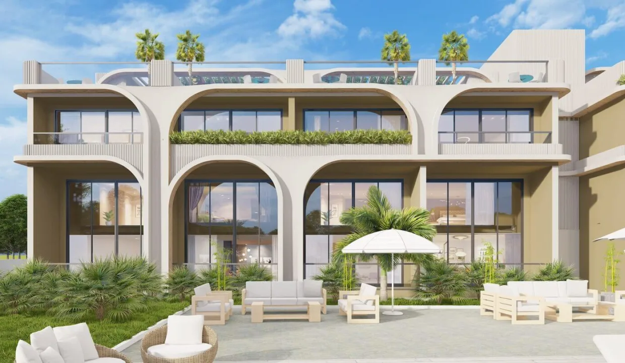 Bahceli Seaview Ground Floor Duplex Apartment 1 Bed - North Cyprus Property E6