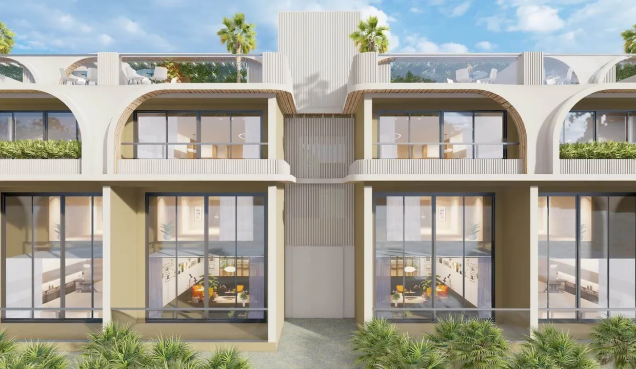 Bahceli Seaview Ground Floor Duplex Apartment 1 Bed - North Cyprus Property E8